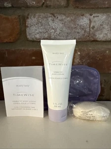 Mary Kay TimeWise lozione per il corpo visibilmente adatta 3 once barra di pulizia e 2 oz - Foto 1 di 4