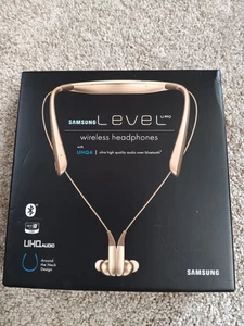Samsung Level U Pro Stereo Bluetooth Wireless Headphones UHQA Bronze Open Box - Photo 1 sur 12
