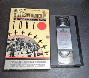 Thirty Seconds Over Tokyo (VHS, 1986) Rare Action War MGM Big Book Box HTF OOP - Picture 1 of 6