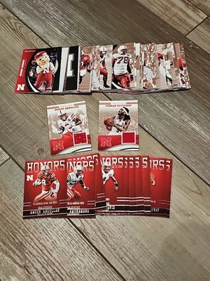 Nebraska Huskers 2015 Panini 62 Card Set Honors Compton Suh Abdullah Mem Jersey - Image 1 of 4