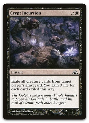 Crypt Incursion #23 (LP) Dragon's Maze DGM Magic MTG - Image 1 of 2