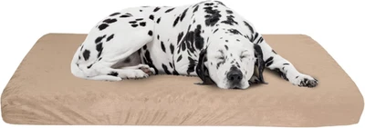 Memory Foam Dog Bed - 2-Layer Orthopedic Pet Pad with Machine Washable Cover - 3 - Image 1 of 4