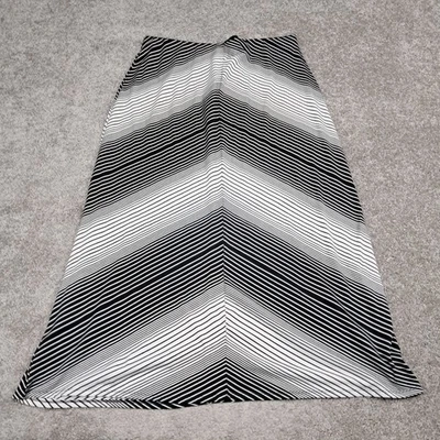 Falda larga de mujer Cato a rayas negra 20W Foto 1 de 4