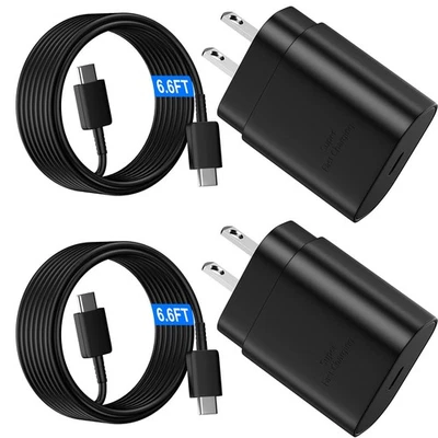 Samsung Super Fast USB Charger Fast Charging, Android Charger 6.6FT Cord with... - Image 1 of 4