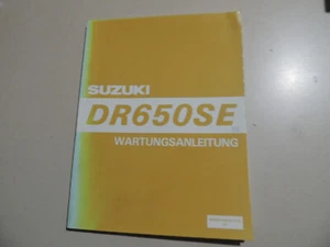 Werkstatt hand buch  Suzuki DR 650 SE Modellj. 1996 Reparatur Wartung - Bild 1 von 11