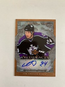 2007-08 Artifacts Autofacts #AFAF Alexander Frolov - Los Angeles Kings