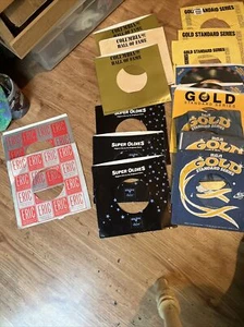 45 RPM Sleeves Only (31) Oldies Super Oldies Hall Of Fame Gold Standard Silver - Picture 1 of 3