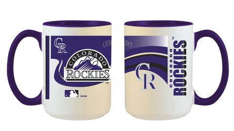 Colorado Rockies MLB Full Wrap 15oz Jumbo Coffee Mug FREE SHIP!! Cover