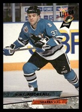 1993  Ultra #98 RC Rob Gaudreau San Jose Sharks Hockey card