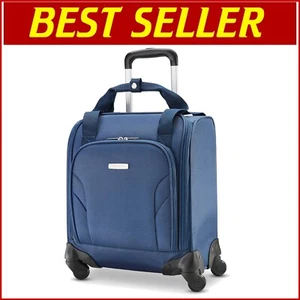 Underseat Carry-On Spinner with USB Port - 36L Capacity & Laptop Compartment - Picture 1 of 12