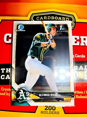 Alfonso Rivas 2018 Bowman Chrome #141 1st First Rookie Card Athletics v897 - Image 1 of 2