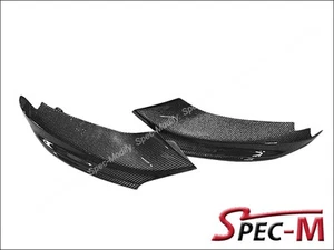 Labio divisor delantero de fibra de carbono tipo P para BMW 2014+ F32 428i 435i con M Sport - Imagen 1 de 2