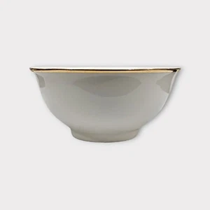 Maxwell & Williams Hand Painted White Gold Coupe Bowl 13cm Diameter 240g - Bild 1 von 5