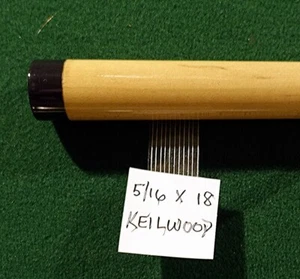 New Adam Japan KEILWOOD 5/16X I8, 12. 5 mm Pool Cue Shaft Billiard 29 in. W/SHIP - Picture 1 of 2