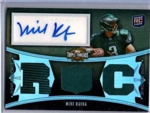 Camiseta de fútbol americano Topps Triple Threads 2010 Mike Kafka novato automática 69/70 - Imagen 1 de 1