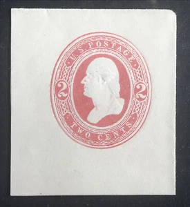 US SCOTT #U243 RED ON WHITE FC MNH CAT $110 - Picture 1 of 2