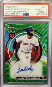 MASATAKA YOSHIDA RC ON CARD AUTO. PSA GRADES 10-10! 57/99 HOT BOSTON RED SOX! - Picture 1 of 12