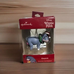 Hallmark 2018 Disney Winnie The Pooh Eeyore Christmas Ornament Red Box - Picture 1 of 1