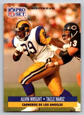 1991 Pro Set - Alvin Wright #206 - Image 1 of 2