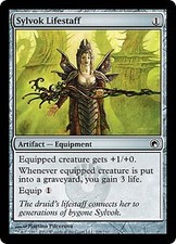 Scars of Mirrodin Sylvok Lifestaff x4 Magic The Gathering NM
