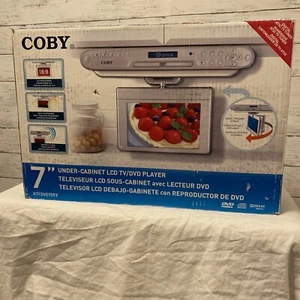 COBY 7” Under-cabinet Digital LCD TV with DVD/CD Player KTF-DVD7093 - Picture 1 of 6