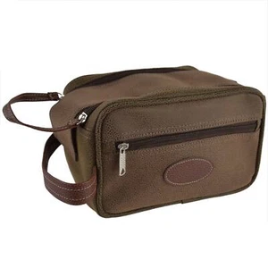 RED X Mens Classic Travel Twin Zip Washbag Berkeley Square Collection - Picture 1 of 6