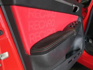 JDM Full Red RECARO Fabric Seat Cloth Racing Seats Cover Interior Cloth 3M×1.6M - Picture 1 of 2