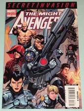 Mighty Avengers 13 FN 2008 Marvel 2nd Print Variant 1st Secret Warriors/Invasion