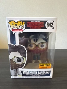 Funko Pop! Vinile: Stranger Things - Steve (con bandana) - Hot Topic (esclusivo) - Foto 1 di 2