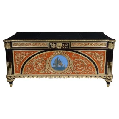 Imperial Bureau Plat / Escritorio del siglo XX en estilo Luis XVI Foto 1 de 4