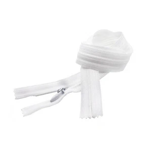 24 Inch Invisible Conceal Lace Beulon White YKK Lightweight #2 Closed End Zipper - Picture 1 of 5