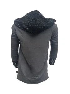 TEREZ Girl's Grey Thumbhole Hoodie #36701758 NWT - Picture 1 of 2