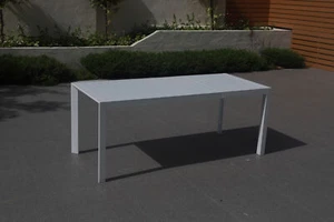 503145 Q.TA' 1 TAVOLO ALLUMINIO ALLUNG BCO 127/180X77XH71CM - Foto 1 di 1