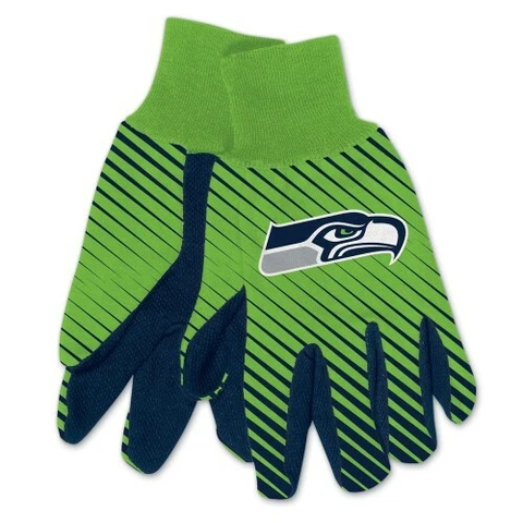 NFL Seattle Seahawks - Adult Size: Two-Tone Sport Utility Gloves  New Cover