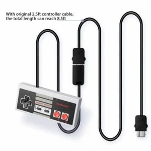 Cable de extensión de controlador Insignia 6 ft para juegos NES SNES Classic Wii PRO NUEVO - Imagen 1 de 3