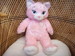 Build A Bear Disney Aristocats Cat Marie Pink Valentine Heart Plush Stuffed NEW - Picture 1 of 1