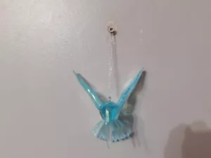 Wall Hanging Figurine Ornament Blue Bird Avian Animal Home Wall Home Decor - Picture 1 of 13