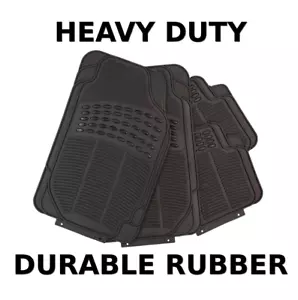 FOR VAUXHALL CORSA D E F (2007-2022) - HEAVY DUTY RUBBER CAR MATS UNIVERSAL FIT - Picture 1 of 7
