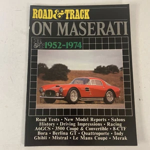 Road & Track on Maserati 1952-74 Trade Paperback - Foto 1 di 12