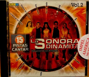 15 Pistas De Cantar Como La Sonora Dinamita Volumen 2 Karaoke CD Sellado Fuentes - Imagen 1 de 2