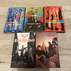 Color Me Badd 5 Cassette Lot - All 4 Love Thinkin Back I Adore Mi Amor Choose - Picture 1 of 10