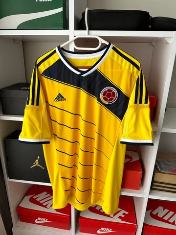 COLOMBIA FOOTBALL SHIRT 2014-2015 ORIGINAL JERSEY SIZE L Cover