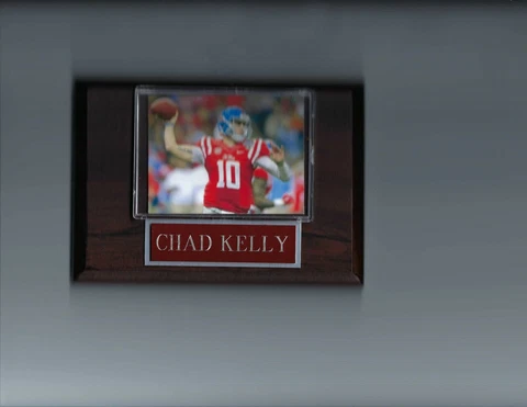 CHAD KELLY PLAQUE OLE MISS REBELS FOOTBALL NCAA Cover
