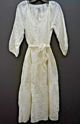 Бархат от Graham & Spencer женщин длинным рукавом Henley шеи галстук ремень трапеции платье S - Изображение 1 из 4