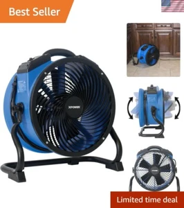 Powerful Utility Shop Fan - 2100 CFM, Programmable Timer & 4 Speed Settings - Picture 1 of 11