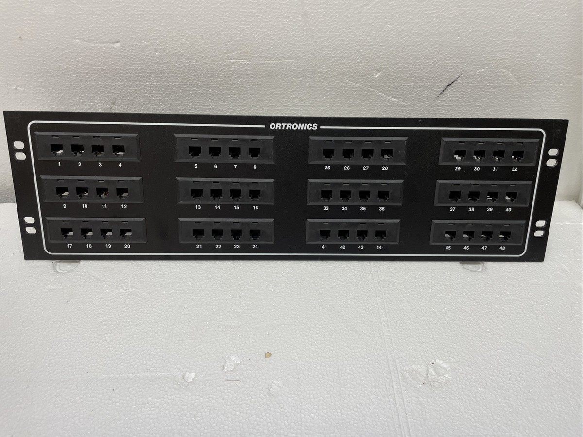 Patch Panel Cat6 24 CAT6 Patch Panel | 24-Port High Density Network ...