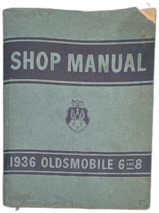 1936 Oldsmobile 6 And 8 Shop Manual Original Olds Motor Works Service Book - Picture 1 of 13