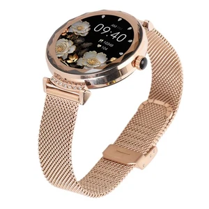 Reloj inteligente para mujer de 1,19 pulgadas con estrás reloj inteligente llamar IP68TDW - Imagen 1 de 12