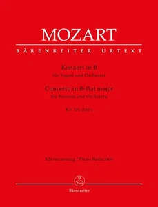 Concerto in B-flat maj K. 191 for Bassoon & Orchestra   Mozart Urtext - Picture 1 of 3