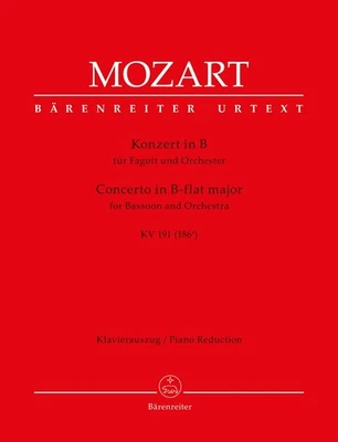 Concerto in B-flat maj K. 191 for Bassoon & Orchestra   Mozart Urtext - Image 1 of 3